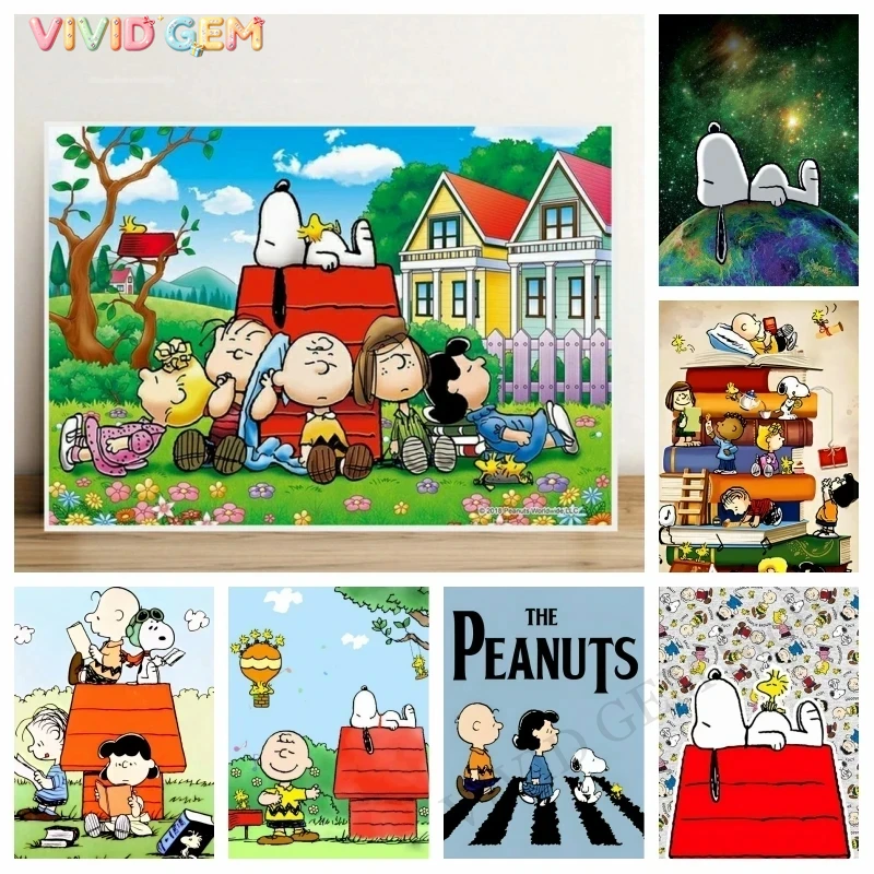 Photo Mosaic Print - VIVID GEM 2026 Yeni Sevimli Snoopy