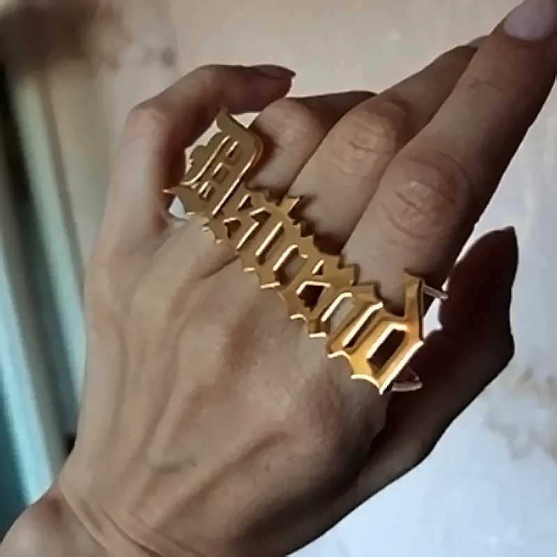 Erkekler Kadınlar için özel Ad - Initial Ring Custom incelemesi ve fiyatı