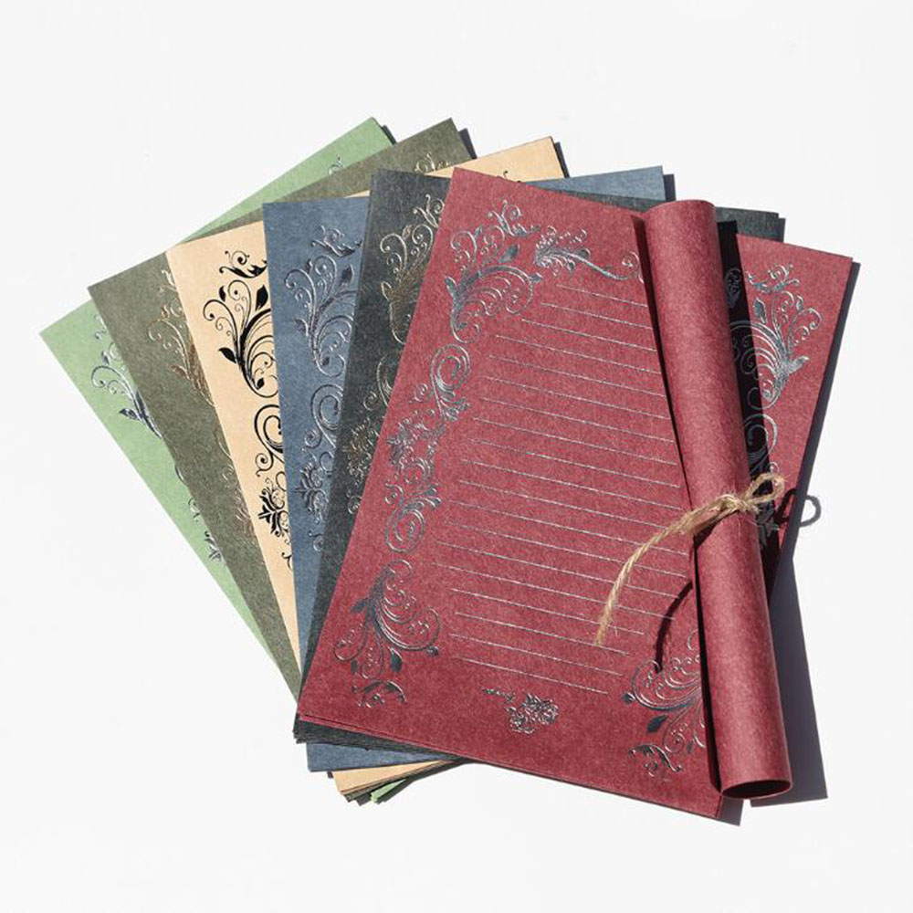 4 yaprak lüks zarif Vintage Re - Wax Seal Letter Kit incelemesi ve fiyatı